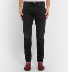 Τζιν PS Paul Smith Men's Slim Fit Denim Jeans Washed Μαυρο Μεγεθος 34