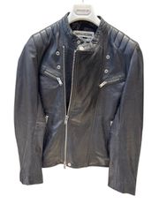 Zadig & Voltaire Δερμάτινο Jacket Black