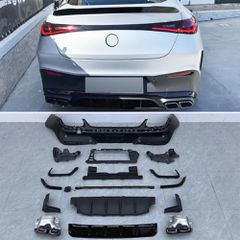 ΠΙΣΩ ΣΠΟΙΛΕΡ Rear diffuser with exhaust tips GLC63 AMG Design Mercedes Benz GLC Coupe C254 2024