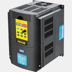 Μετατροπέας μεταβλητής συχνότητας VEVOR, Είσοδος AC 220V 4KW Μετατροπέας μετατροπέα μετάδοσης κίνησης CNC μεταβλητής συχνότητας, είσοδος 1 ή 3 φάσης VFD 5.5HP, Έξοδος 3 φάσεων, Μετατροπέας μετατροπέα