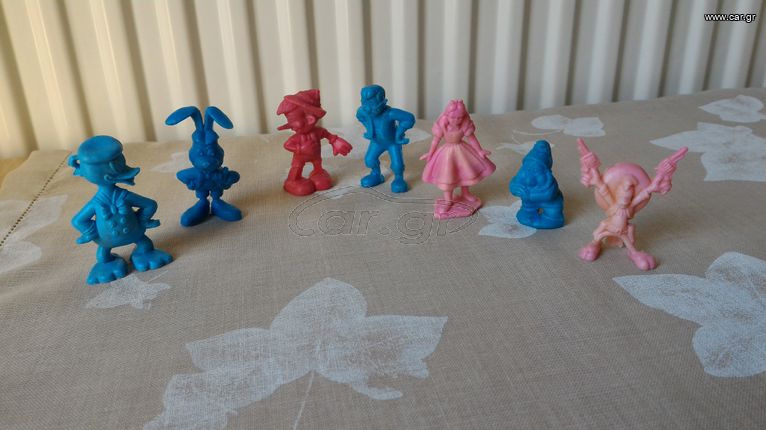 Πλαστικές φιγούρες Dísney του 1960. Από την προσωπική μου συλλογή. Ύψος 5 εκ. Σε άριστη κατάσταση. Πωλούνται μεμονωμένα, η μία 15 ευρώ