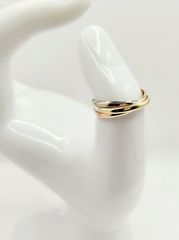 CLASSIC TRINITY στυλ Cartier Τρίχρωμο Δαχτυλίδι Χρυσό 14Κ A90816 TIMH 380 EYΡΩ