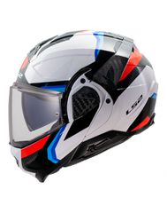 LS2 FF910 Advant II Triple Gloss White/Blue/Red