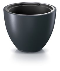 PROSPERPLAST Γλάστρα HEOS 298mm, 8/18Lt - Λευκό-thumb-0