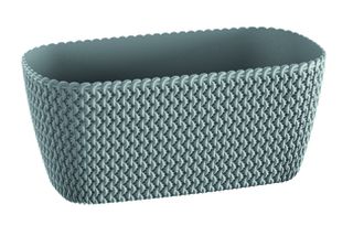 PROSPERPLAST Γλάστρα SPLOFY CASE 397mm, 7.4Lt - Γκρί-thumb-1