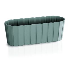 PROSPERPLAST Γλάστρα BOARDEE 383mm, 4.9Lt - Ανθρακί-thumb-1