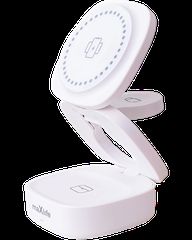 Maxlife MXWC-06 Μαγνητικός Ασύρματος Φορτιστής 15W Λευκός 3 σε 1