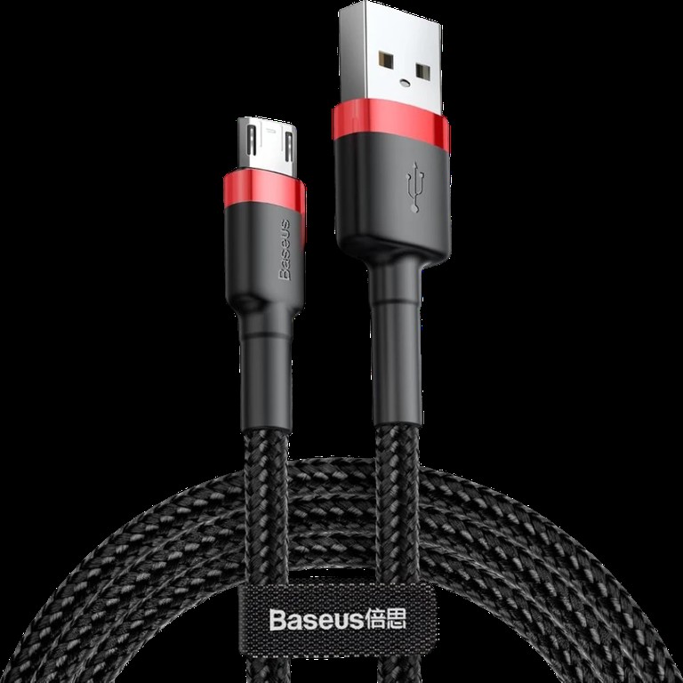 Baseus Cafule Braided USB 2.0 to micro USB Cable Μαύρο 3m