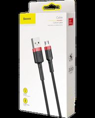 Baseus Cafule Braided USB 2.0 to micro USB Cable Μαύρο 3m-thumb-3