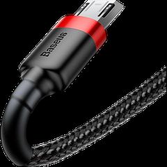 Baseus Cafule Braided USB 2.0 to micro USB Cable Μαύρο 3m-thumb-1