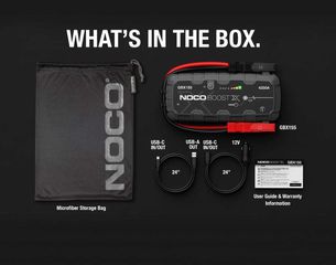 Noco Boost X GBX155 UltraSafe 4250A Εκκινητής ιόντων λιθίου