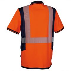 Cofra Tilcara orange Μπλουζάκι Polo Ανακλαστικό Εργασίας Αντηλιακό (UPF 40+)