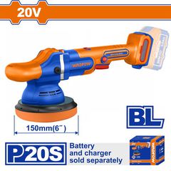 Wadfow WHL2B15 Αλοιφαρόδος Μπαταρίας 150mm Li-ion 20V Χωρίς Μπαταρία & Φορτιστή