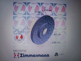 ZIMMERMANN SPORT BRAKE DISC SET