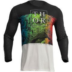 Μπλούζα THOR MX  Prime Melter Jersey Black/White
