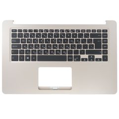 Πληκτρολόγιο Ελληνικό - Greek Laptop Keyboard Palmrest για Asus X510 Series 90NB0FY3-R32FR1 90NB0FY3-R32UA1 90NB0FY3-R32UI1 90NB0FY3-R32UI2 90NB0FY3-R32US2 90NB0FY4-R32FR1 ( Κωδ.40568GRPALM )