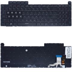 Πληκτρολόγιο - Laptop Keyboard για Asus ROG Strix SCAR 18 G814 G814J G814JI G814JU G814JVR 6037B0245230 OKNR0-691GUI00 V221026BS1 V221026B3 US No Frame Backlight Black ( Κωδ.41224USBL )
