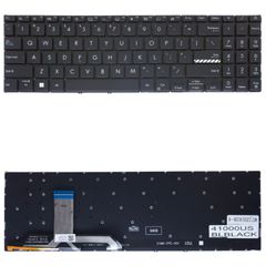 Πληκτρολόγιο - Laptop Keyboard για Asus Vivobook 15 X1502 X1502VA X1502ZA X1503 X1505ZA X1505VA 90NB0ZB1-R30US0 0KNB0-512JLA00 0KN1-HD3LA13 US No Frame Backlight Black ( Κωδ.41000USBLBLACK )