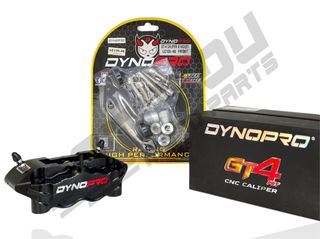 ΔΑΓΚΑΝΑ DYNOPRO 4ΠΙΣΤΟΝΗ YAMAHA CRYPTON X135 CNC GT-4 ΜΑΥΡΗ
