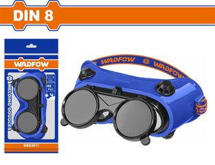 Wadfow WSG3811 Γυαλιά PVC Συγκόλλησης Διπλά DIN8
