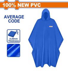 Wadfow WRC1001 Αδιάβροχο Poncho - Καπαρντίνα PVC