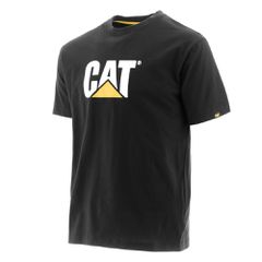 Cat Μπλουζάκι Κοντομάνικο Μαύρο TM Logo 2XL 1510305