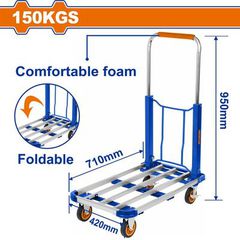 Wadfow WWB9A15 Πλατοφόρμα Μεταφοράς Πτυσσόμενη 150Kg