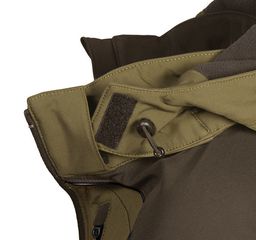 Κυνηγετικό Ελαστικό Softshell Jacket Cofra Klarbo clay brown/black/orange-thumb-2