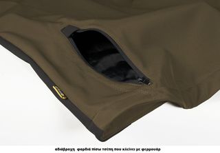Κυνηγετικό Ελαστικό Softshell Jacket Cofra Klarbo clay brown/black-thumb-1