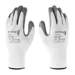Γάντια Nιτριλίου Norskog Lily grey/white