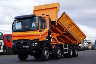 Ανατροπή Renault 2018 K 480 / 8x4 / TIPPER + HYDROBRA / BORDMATIC / ΕΛΑΣΤΙΚΑ 100% / ΕΙΣΑΓΩΓΗ