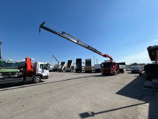 Ανατροπή + Γερανός Volvo 2007 FM 440 4X2  - ΓΕΡΑΝΟΣ FASSI F250-thumb-12
