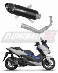 Dominator Ολόσωμη Εξάτμιση HP8 Black/Carbon End Honda Forza 125 2017 - 2020 Με Σιγαστήρα