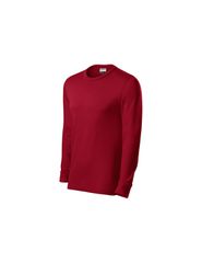 Unisex Tshirt Resist LS marlboro red