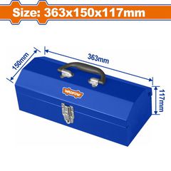 Wadfow WTB8A11 Εργαλειοθήκη Μεταλλική 363Χ150Χ117mm