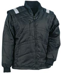 Αδιάβροχο παρκά ψύχους 4 σε 1 Cofra Icestorm black/black