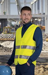 Ανακλαστικό Γιλέκο εργασίας με φερμουάρ Valento Wagon yellow CHVAWAGAF