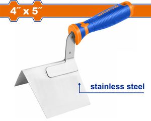 Wadfow WPE6301 Σπάτουλα Γωνιών Inox με Πλαστική Λαβή 127x101.6mm