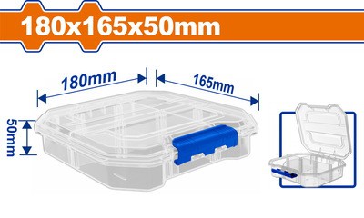 Wadfow WTB8341 Ταμπακιέρα Εργαλείων 180Χ165Χ50mm