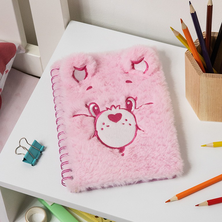 CARE BEARS - A5 Fluffy Notebook