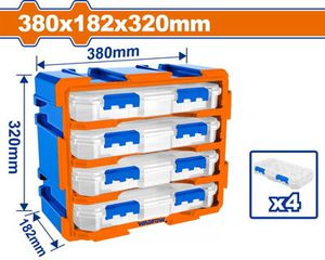 Wadfow WTB8344 Συρταριέρα Αποθήκευσης 380Χ182Χ320mm