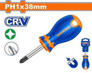 Wadfow WSD2211 Κατσαβίδι Νάνος Μαγνητικό PH1 X 38mm