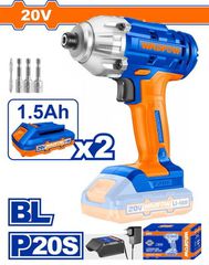 Wadfow WCD2512 Παλμικό Κατσαβίδι Μπαταρίες Li-ion 20V / 1.5Ah / 170Nm / 2 Μπαταρίες