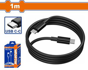 Wadfow WUB1502 Καλώδιο Φορτιστή USB Type C to Type C 1m