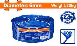 Wadfow WRZ2306 Σχοινί ΡΡ 6mm / 1.300m / 20Kg