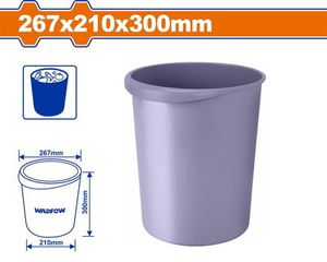 Wadfow WLJ1330 Κάδος Πλαστικός Απορριμμάτων 267 Χ 210 Χ 300mm