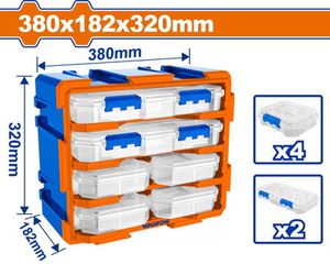 Wadfow WTB8346 Συρταριέρα Αποθήκευσης 380Χ182Χ320mm
