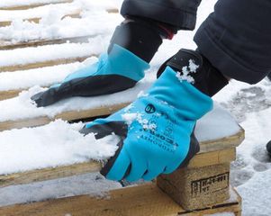 Softshell Γάντια Ψύχους Cofra Hydronit turquoise/black-thumb-1
