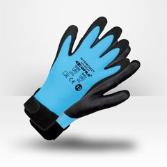 Softshell Γάντια Ψύχους Cofra Hydronit turquoise/black-thumb-3
