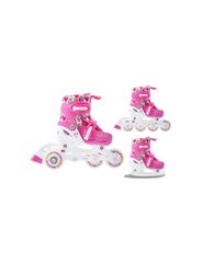 Roller skatesrollersskates adjustable Smj sport Combo Hearts 3in1 Led Jr HSTNK000011510